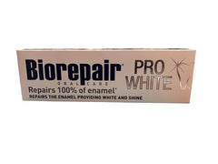 Illustration showing enamel repair with Biorepair toothpaste
