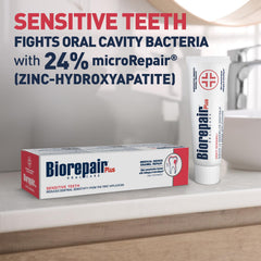Biorepair 2-pack packaging with tubes on white background