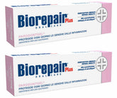 Front view of Biorepair Parodontgel 75ml two-tube pack