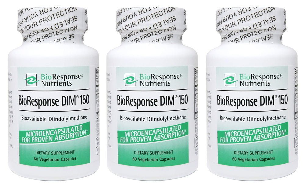 Bioresponse DIM 150 3-pack bottle front view