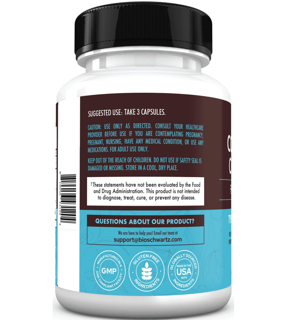 BioSchwartz collagen bottle packaging showing 135 count