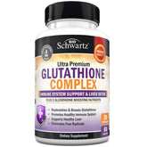 BioSchwartz Glutathione 500mg bottle for liver detox – view 1