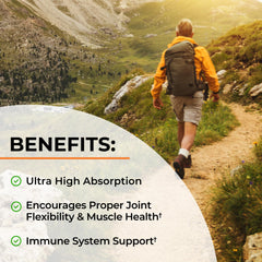 Vegan non-GMO capsules reflect a clean ingredient profile.