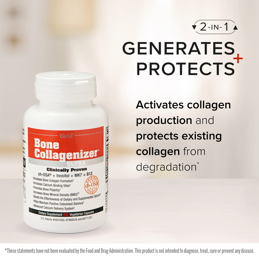 60 veggie capsules in a clear container