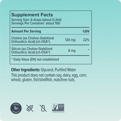 Biosil Collagen Booster Drops with glass dropper