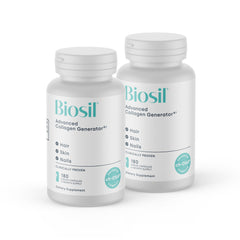 Biosil Collagen Booster bottle with 180 liquid capsules