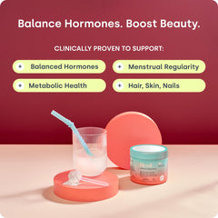 Biosil HerHarmony Beauty Blend packaging and label image.