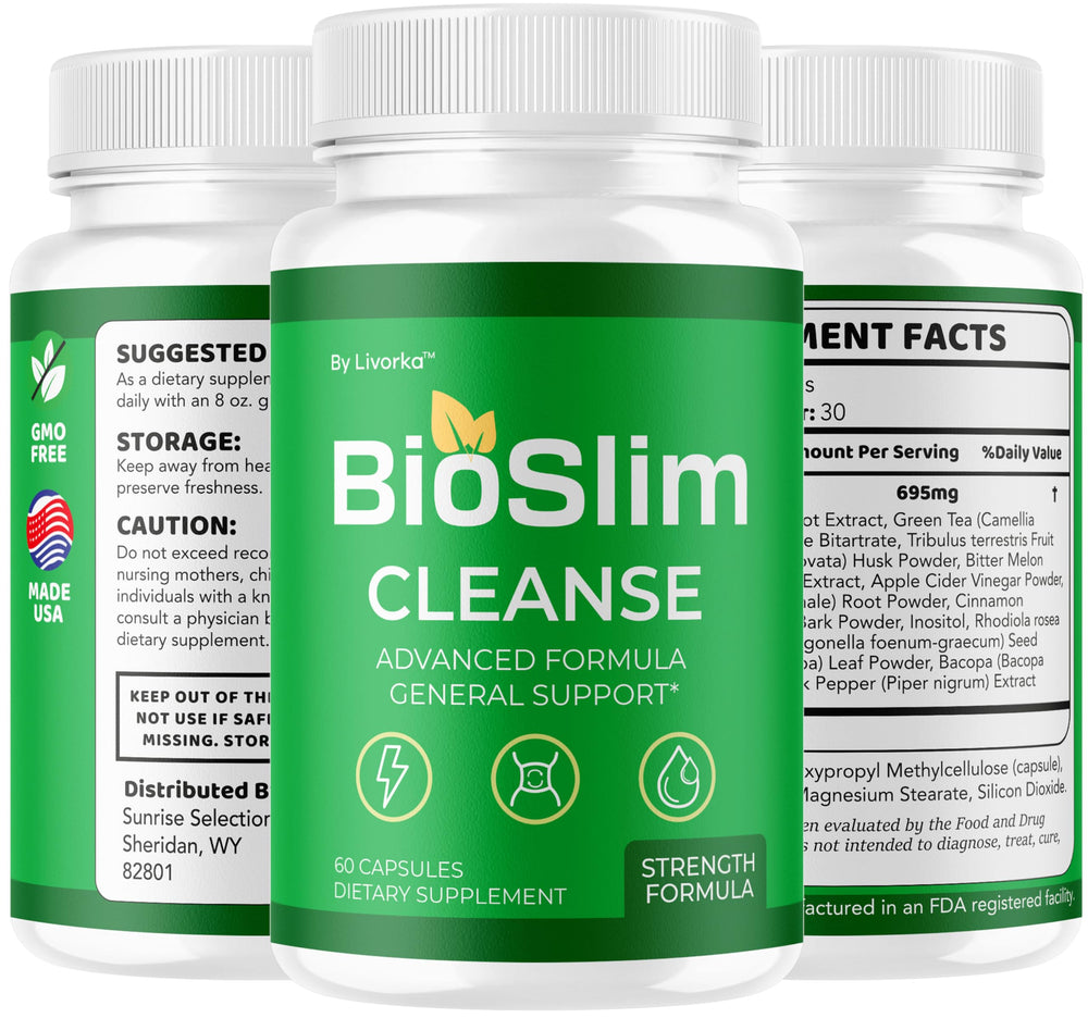 Packaging for BioSlim Cleanse Capsules