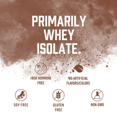 Nutritional ingredients and supplement facts for BioSteel whey protein