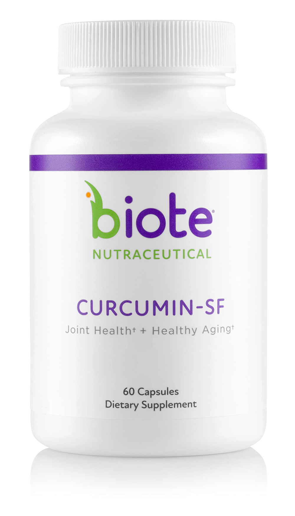 Biote Curcumin SF hero image focusing on circulation and healthy aging, 60 capsules