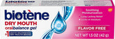 Front view of Biotene Oral Balance Dry Mouth Gel 1.5 oz 3-pack