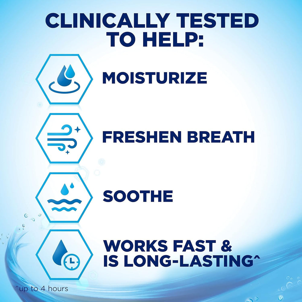 Close-up of three Biotene Gel tubes in a 3-pack