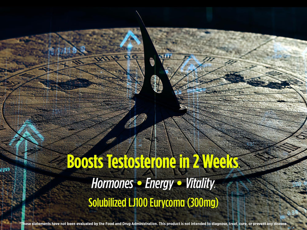 Active man taking Omega-Man for energy and performance