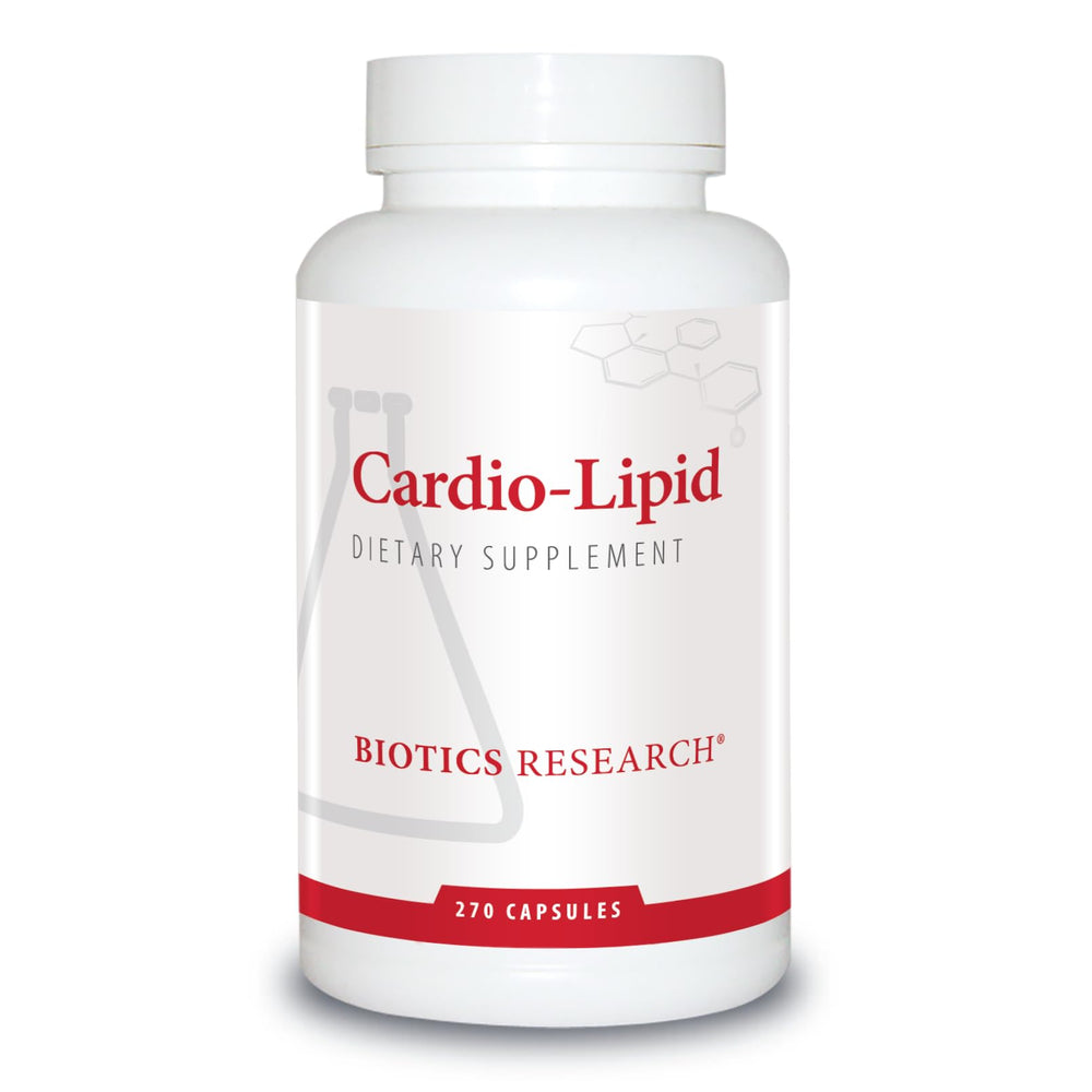 Biotics Cardio-Lipid bottle and label