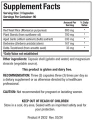 Red yeast rice extract visual