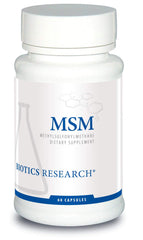 Bottle of Biotics Research MSM Potent Sulfur supplement