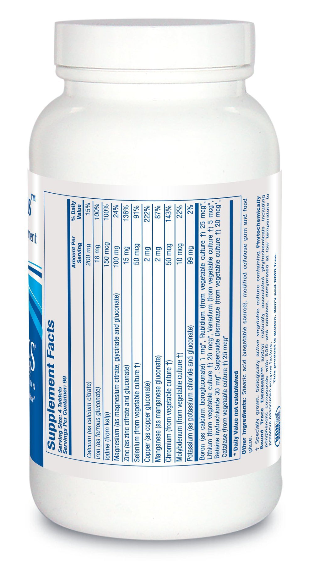 Biotics Multi-Mins bottle and label close-up