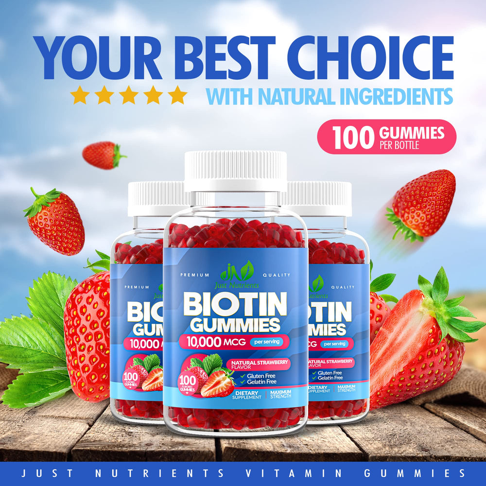Ingredients list of Biotin 10,000mcg Gummies