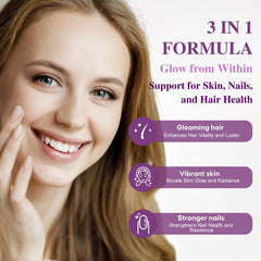 Supplement facts panel of Biotin 10,000mcg capsules