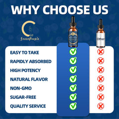Graphic illustrating biotin, collagen and vitamins