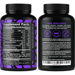 Close-up of capsules and collagen ingredients