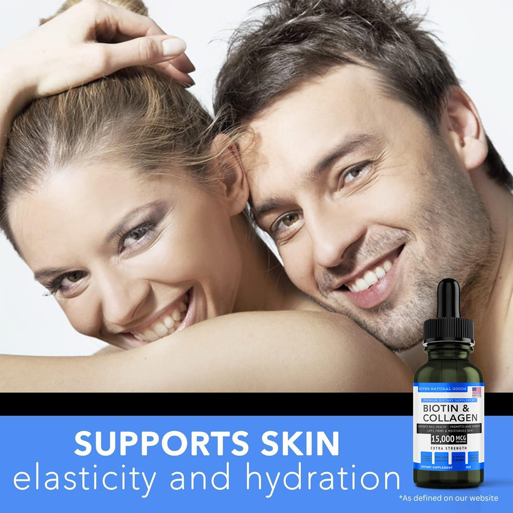 Ingredients panel for Biotin & Collagen vitamins