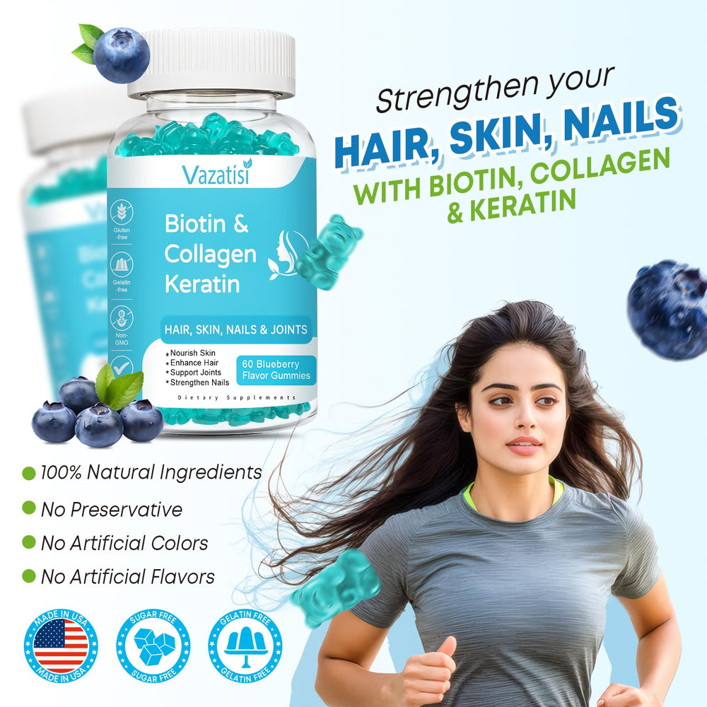 Key ingredients: collagen, keratin, hyaluronic acid and vitamins