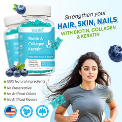 Key ingredients: collagen, keratin, hyaluronic acid and vitamins