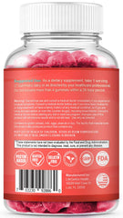 Vegan gluten-free Biotin Gummies label and ingredients