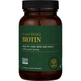Bottle of Biotin Vitamin B7 hair growth supplement