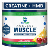 BioTrust Ageless Muscle Builder Fruit Punch flavor bottle