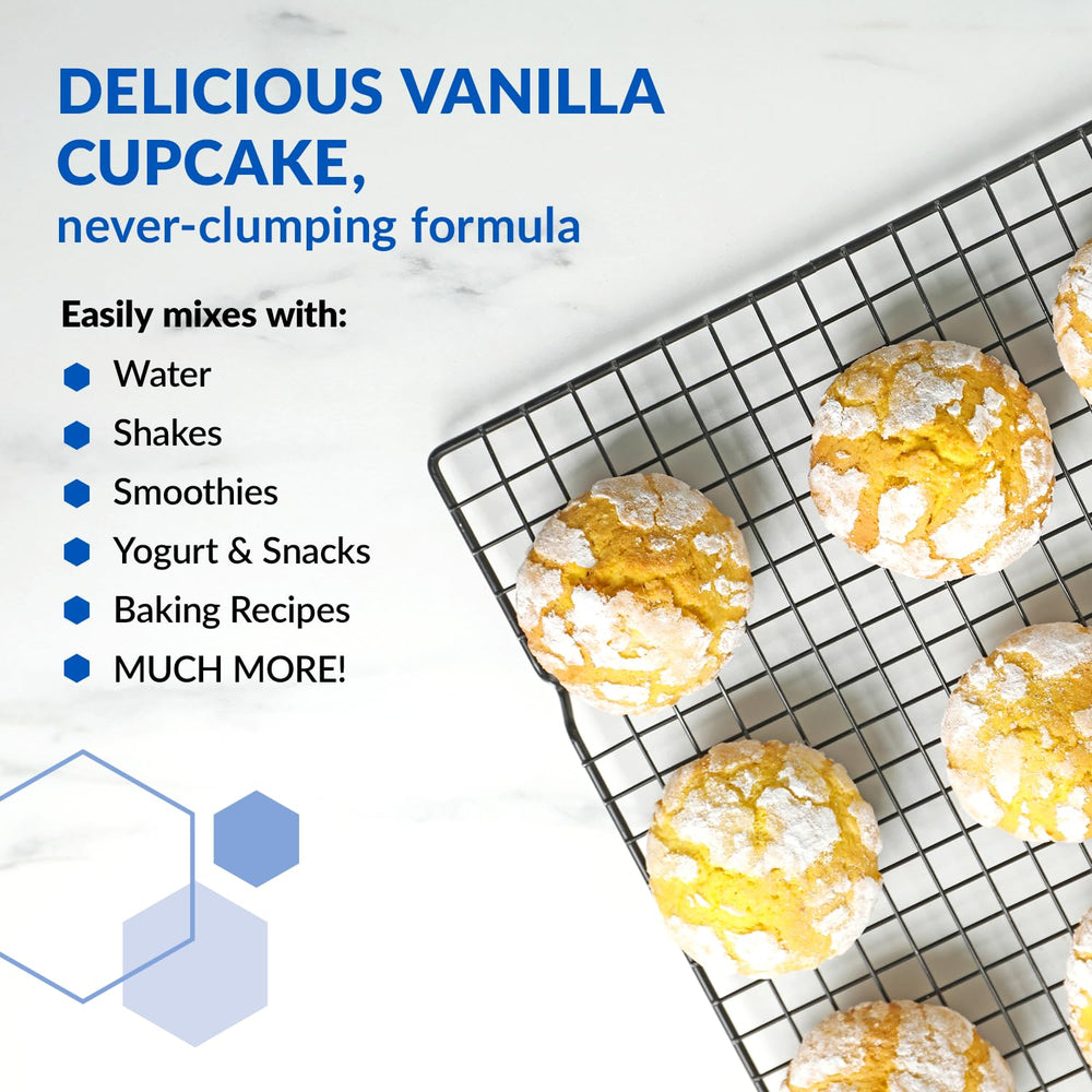 Scoop and glass showing serving of BioTrust Low Carb Lite