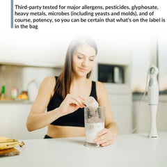 BioTrust Low Carb Plant wellness kitchen setup with vegan protein option