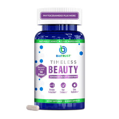 BioTrust Timeless Beauty Ceramide Booster bottle with 30 capsules