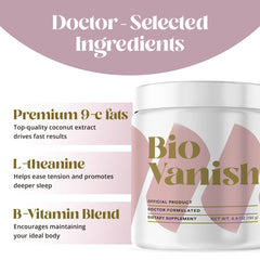 Ketosis support with BioVanish cocoa drink