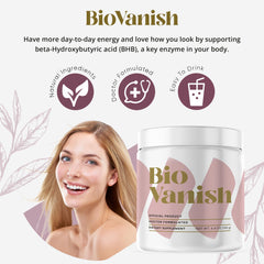 Close up of BioVanish ingredients on label