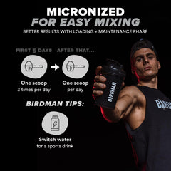 2.2lb bag of Birdman Creatine Monohydrate with 200 servings
