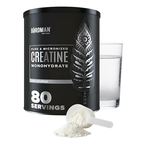 BIRDMAN Micronized Creatine Monohydrate Powder container front view