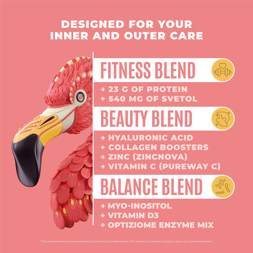 BIRDMAN Fitmingo powder texture close-up highlighting smooth mixability benefit