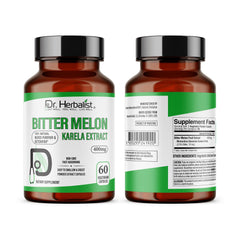 Close-up of Bitter Melon Extract capsules