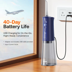 Large 300ml reservoir of Bitvae water flosser