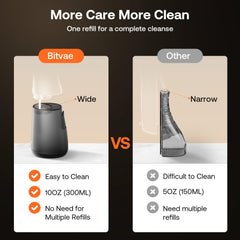 Using Bitvae C6 on a bathroom sink for dental care
