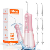 Bitvae C6 Water Dental Flosser pink front view