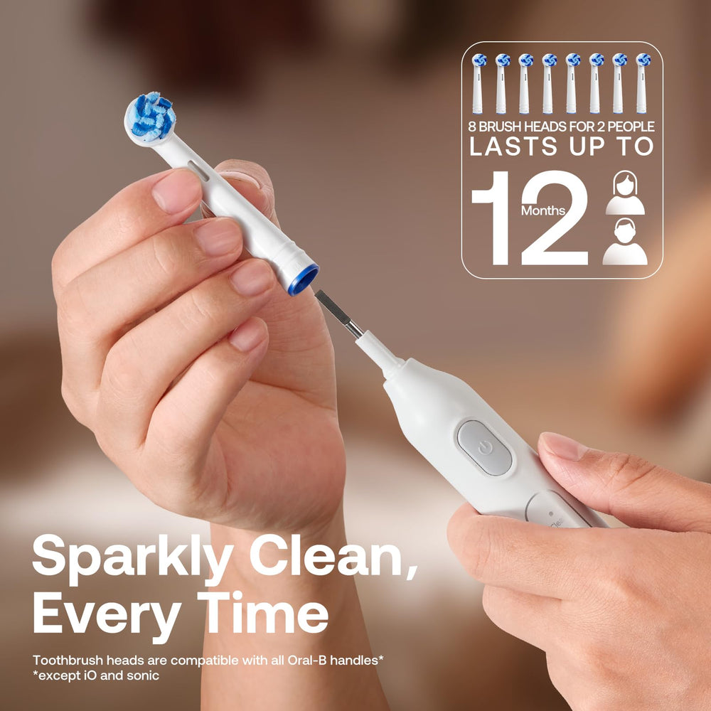 Eight replacement brush heads for Bitvae R1