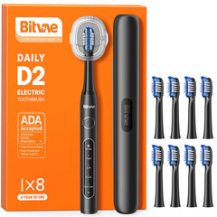 Bitvae Travel Clean Toothbrush-D2 electric toothbrush with 2-in-1 holder