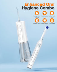 Four water flosser tips/nozzles included in Bitvae kit