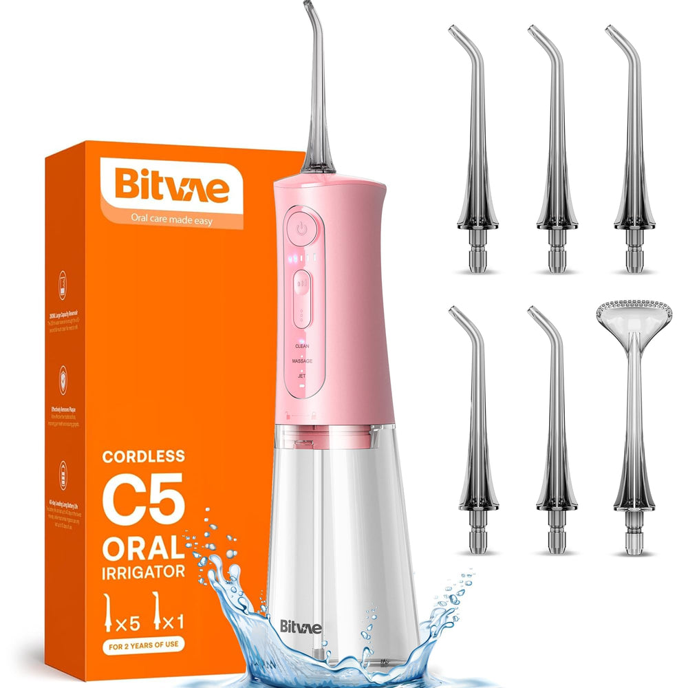 Bitvae Quartz Pink Water Flosser front view
