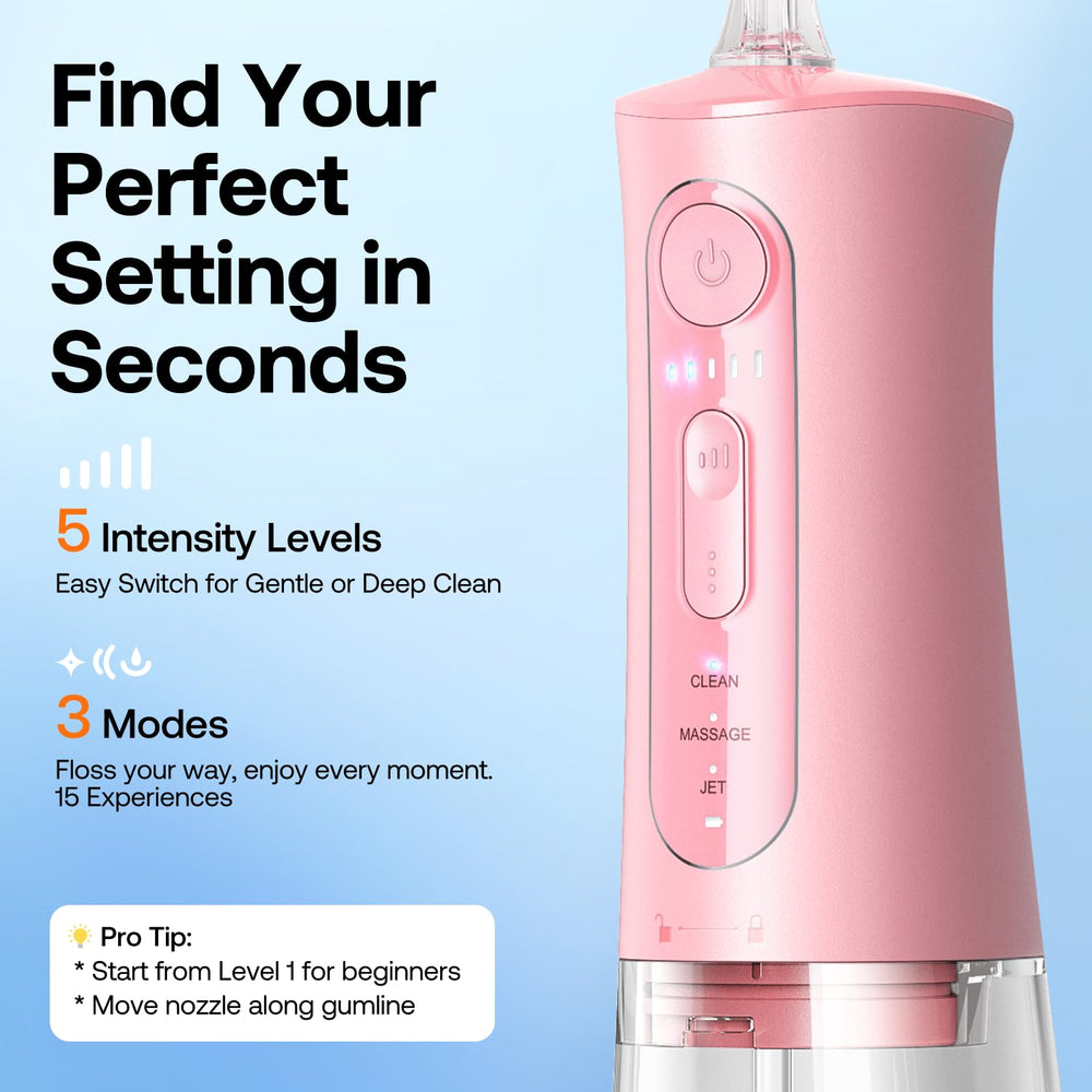 Replacement tips bundle included with Bitvae water flosser