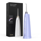 bixdo P50 cordless water flosser purple color on display