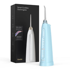 bixdo P50 cordless water flosser blue front view